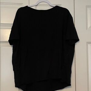 Lululemon Classic Black Loose Workout T-Shirt